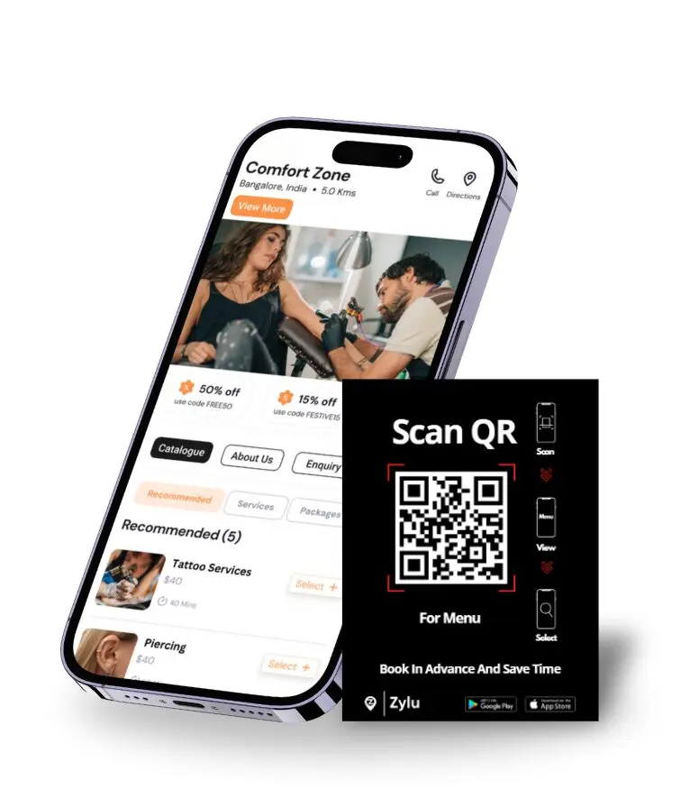 Zylu Salon Booking Mobile App Showcase